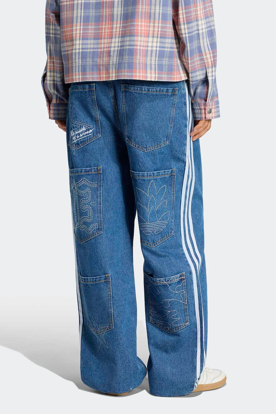 ADIDAS JEAN DENIM BAGGY - MUJER - Image 3